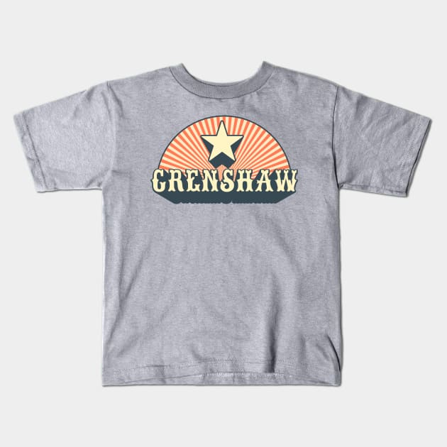 Los Angeles Crenshaw - Crenshaw LA - L.A. Crenshaw Logo - la crenshaw style Kids T-Shirt by Boogosh